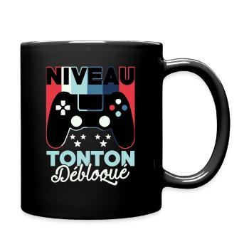 Futur Tonton Gamer Annonce Grossesse Oncle Geek - Mug uni - noir - Droite