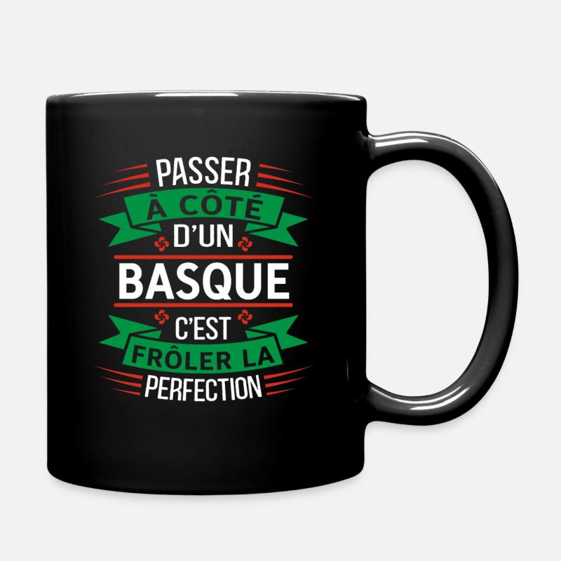 Basque Parfait Idée Cadeau Humour Pays Basque - Mug uni - noir