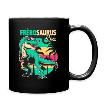 Famille Cadeau Grand frère Dinosaure Humour T Rex - Mug uni - noir - Droite