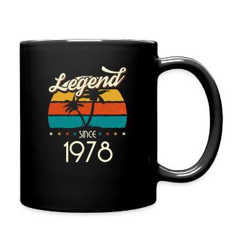 Vintage 1978 78 Anniversaire Rétro Millésime cadeau - Mug uni - noir - Droite