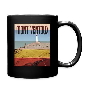 Mont Ventoux Cycliste Montagne Alpes France - Mug uni - noir - Droite