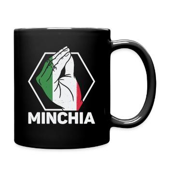 Italie Minichia Drôles de citations proverbes Italienisc - Mug uni - noir - Droite