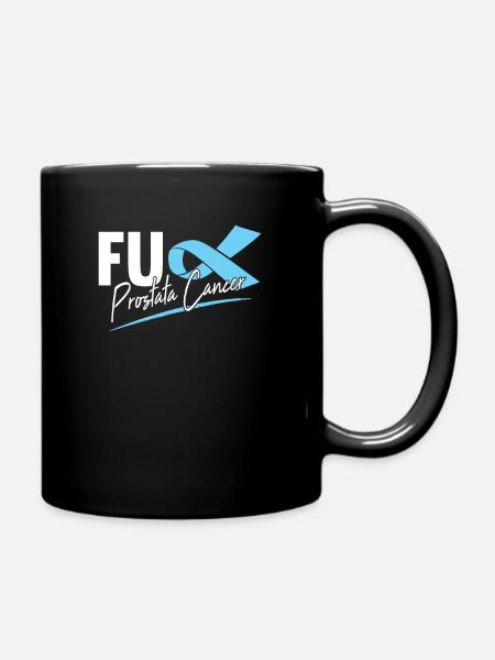 Prostate Cancer Battle Saying Health Gift - Full Colour Mug - black