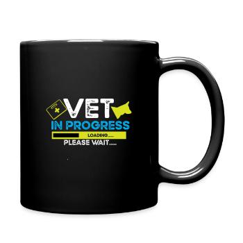 Veterinarian Veterinarian Animals Veterinarian Health - Full Colour Mug - black - Right