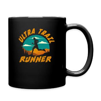 Ultra Trail Running Humour Coureur Trail Runner - Mug uni - noir - Droite