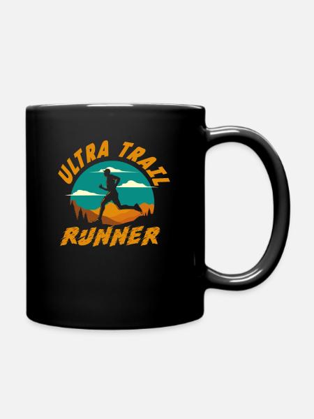 Ultra Trail Running Humour Coureur Trail Runner - Mug uni - noir