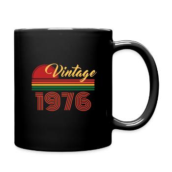 Vintage 1976 Classic Legend Retro Sunshine - Full Colour Mug - black - Right