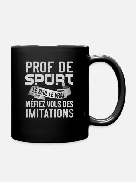 Prof De Sport Le Seul Le Vrai Cadeau Professeur - Mug uni - noir