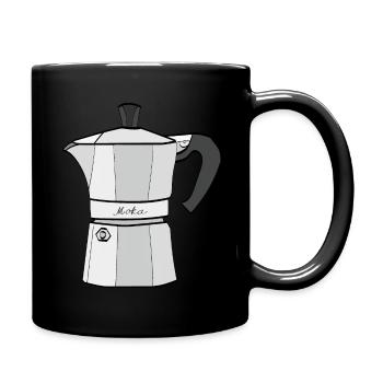 Pot de Moka - Mug uni - noir - Droite