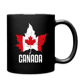 Canada Canadian Flag Patriotic Souvenir Love - Tasse einfarbig - Schwarz - Rechts