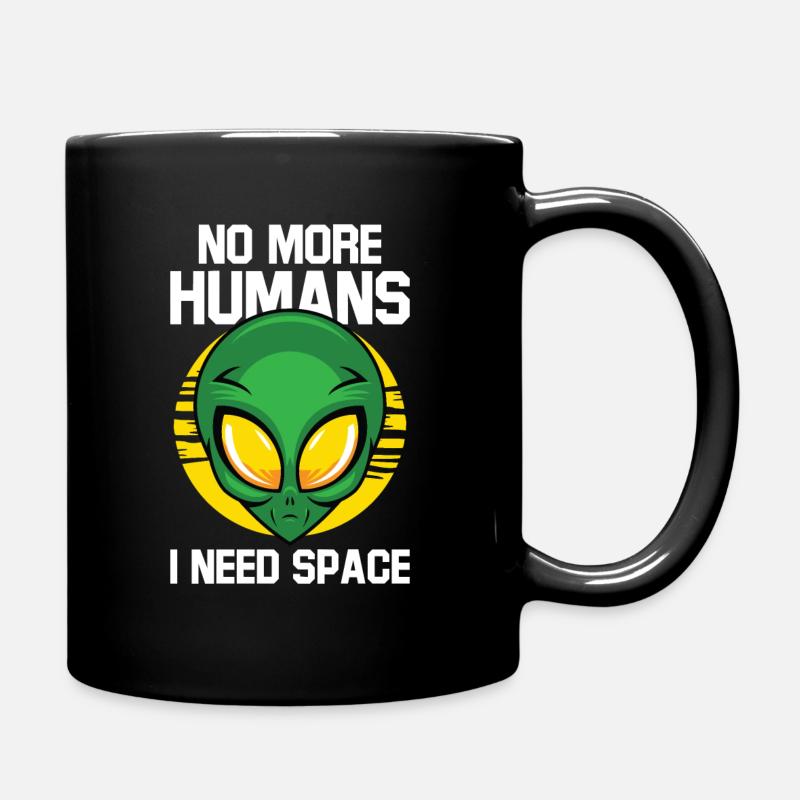 Alien Ufo Außerirdisch Aliens Area Geheim Geschenk - Tasse einfarbig - Schwarz