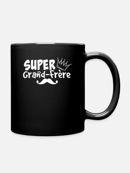 Cadeau Super Grand Frère Garçon - Mug uni - noir