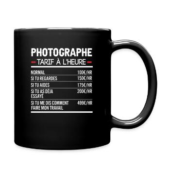 Photographe Idée Cadeau Humour - Mug uni - noir - Droite
