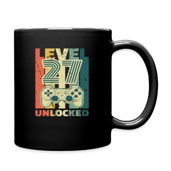 27th Birthday Years Old Gaming Gift - Full Colour Mug - black - Right