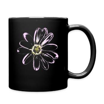 Fleur De Mauve (Creuse) - FLOWER Floral - Mug uni - noir - Droite