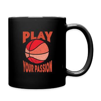 Basketteur Basketteur Basketball Hoop - Mug uni - noir - Droite