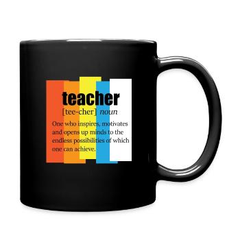 Teacher Influence Teacher Training School Teacher - Full Colour Mug - black - Right