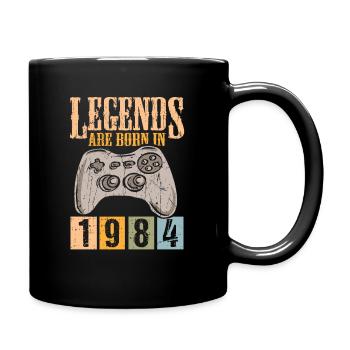 Birthday 1984 84 Gaming Retro Vintage Gift - Full Colour Mug - black - Right