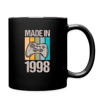 Anniversaire 1998 98 Gaming Retro Vintage Cadeau - Mug uni - noir - Droite