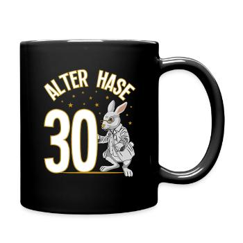 30 Geburtstag Geschenke lustig 30. Geburtstag Mann - Tasse einfarbig - Schwarz - Rechts
