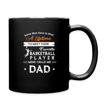 Basketball Dad calls me - Full Colour Mug - black - Right