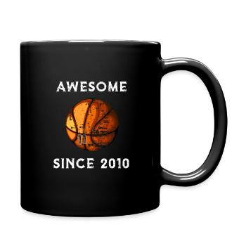 Basketball 2010 Birthday - Full Colour Mug - black - Right