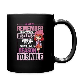 Anime Manga Japan Kawaii Funny Saying Gift - Full Colour Mug - black - Right