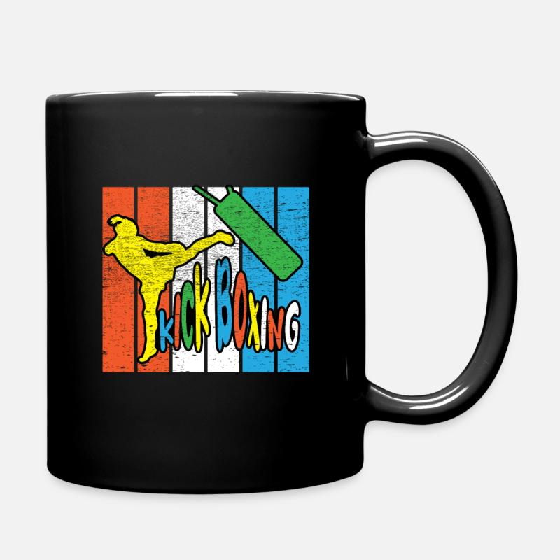Kickboxing Kickboxing Boxing Boxer Kickboxer - Full Colour Mug - black