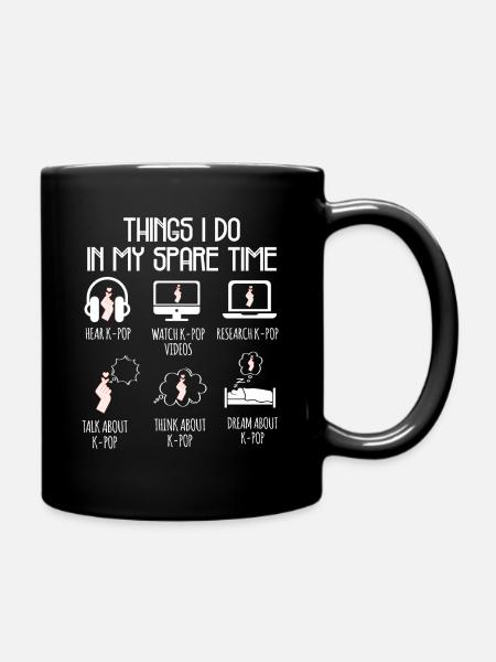 Kpop Time Libe Humor Geschenk - Tasse einfarbig - Schwarz
