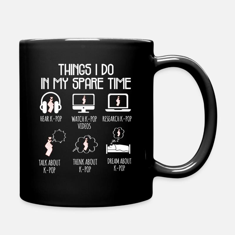 Kpop Time Libe Humor Geschenk - Tasse einfarbig - Schwarz