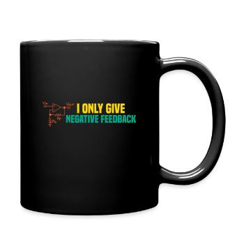 Rétroaction négative Tension de courant positive - Mug uni - noir - Droite