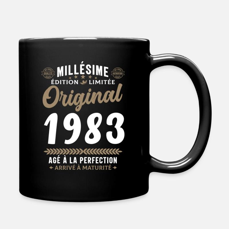 40 ans Millésime 1983 Original Cadeau - Mug uni - noir