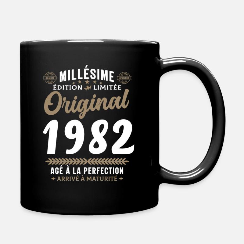 40 ans Millésime 1982 Original Cadeau - Mug uni - noir