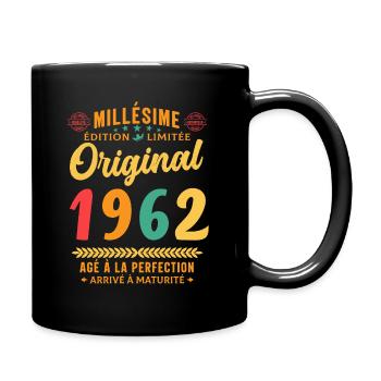 60 ans Millésime 1962 Original Cadeau - Mug uni - noir - Droite