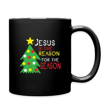 Jésus Noël Christ Église Croyant Foi - Mug uni - noir - Droite