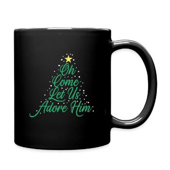 Jésus Noël Christ Église Croyant Foi - Mug uni - noir - Droite