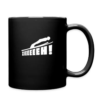 Ski jumping Ski jumper Winter sports - Full Colour Mug - black - Right