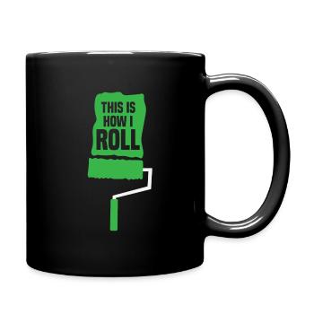 Peintre Compagnon Artisanat Maître Peintre Murs steichen - Mug uni - noir - Droite