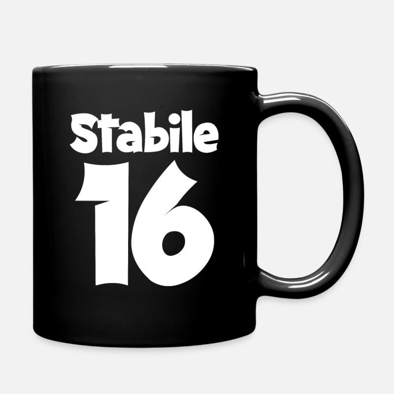16 Geburtstag Junge Geschenk lustig 16. Ehrentag - Tasse einfarbig - Schwarz