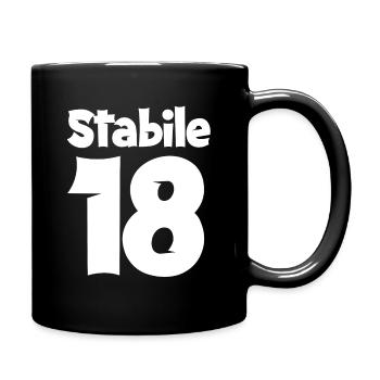 18 Geburtstag Junge Geschenk lustig 18. Ehrentag - Tasse einfarbig - Schwarz - Rechts