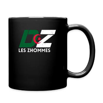 DZ Les Zhommes Algérie Supporter Algérien Djazair - Mug uni - noir - Droite