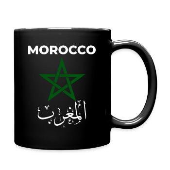 Maroc - Mug uni - noir - Droite