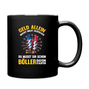 Pyrotechniker Feuerwerk Böller Pyrotechnik - Tasse einfarbig - Schwarz - Rechts