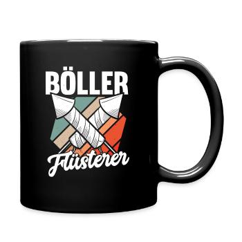 Pyrotechniker Böller Flüsterer Pyrotechnik - Tasse einfarbig - Schwarz - Rechts