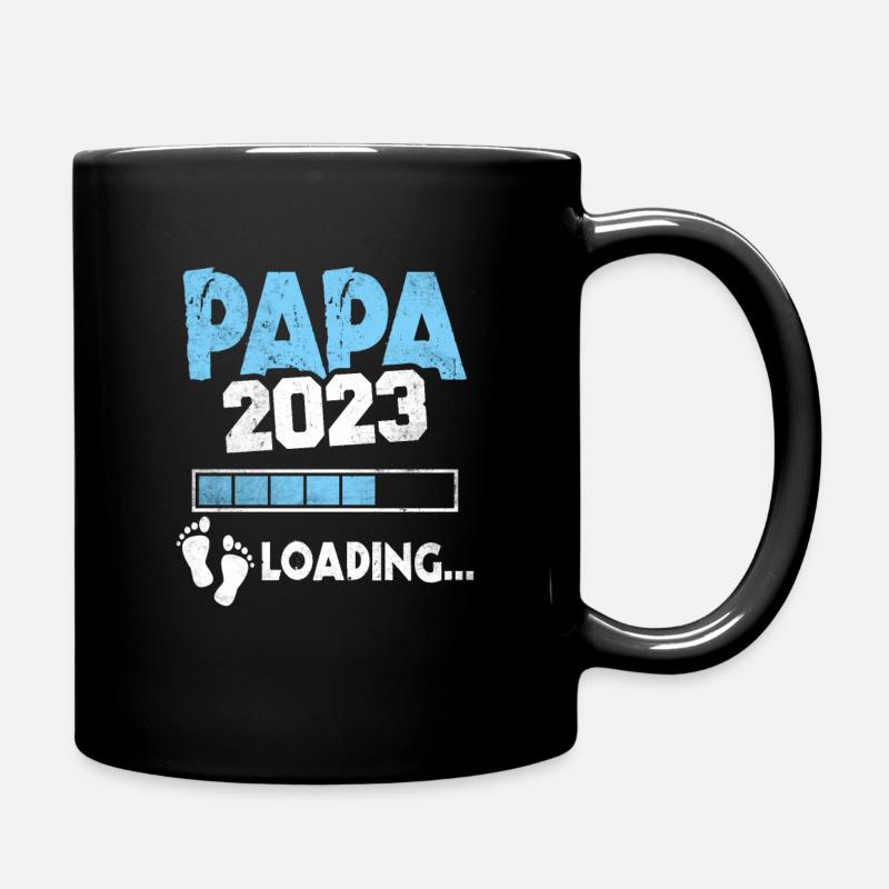 Dav-to-be 2023 Chargement de la progéniture Père - Mug uni - noir