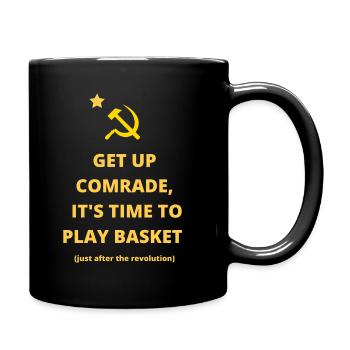 Gift basketball basketball funny sport passion - Full Colour Mug - black - Right