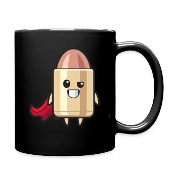 Hero Bullet - Tasse einfarbig - Schwarz - Rechts
