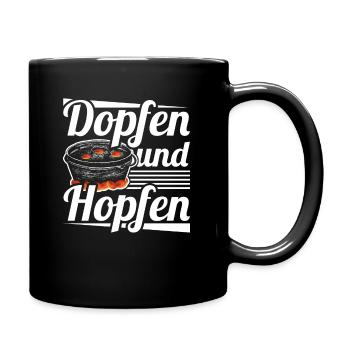 Dutch Oven Dopfen und Hopfen Outdoor - Tasse einfarbig - Schwarz - Rechts