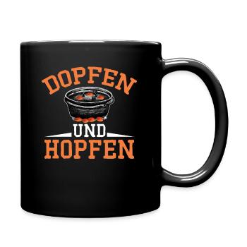 Dutch Oven Dopfen und Hopfen Outdoor - Tasse einfarbig - Schwarz - Rechts