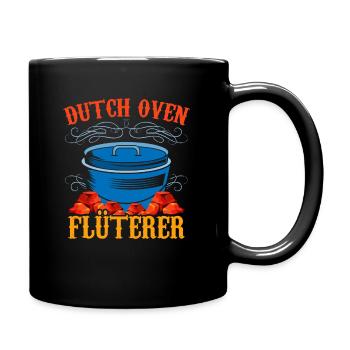 Dutch Oven Flüsterer Dopfen Outdoor - Tasse einfarbig - Schwarz - Rechts